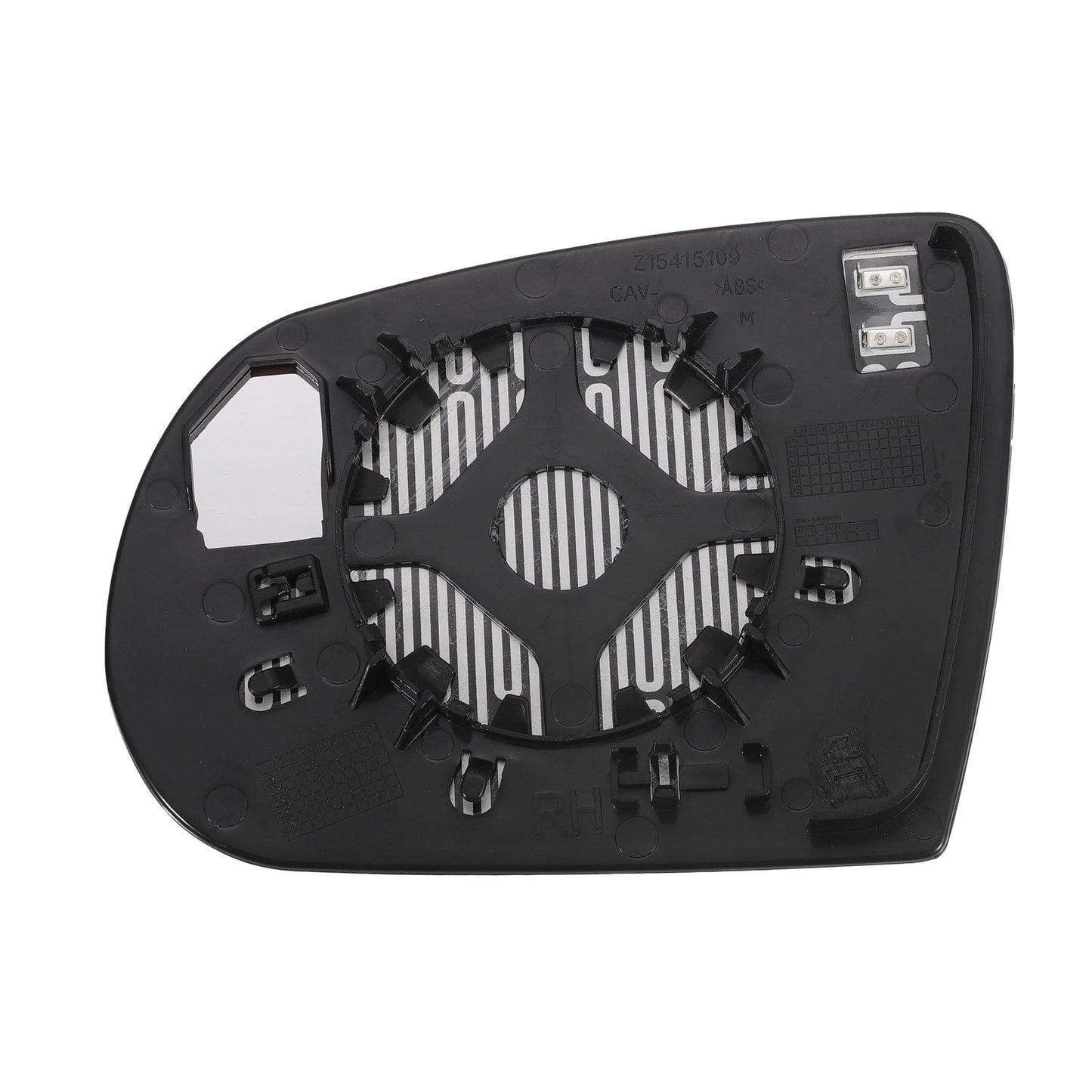 Right Side Heated White Mirror Glass for Jeep Cherokee, Compass (2011-2023)