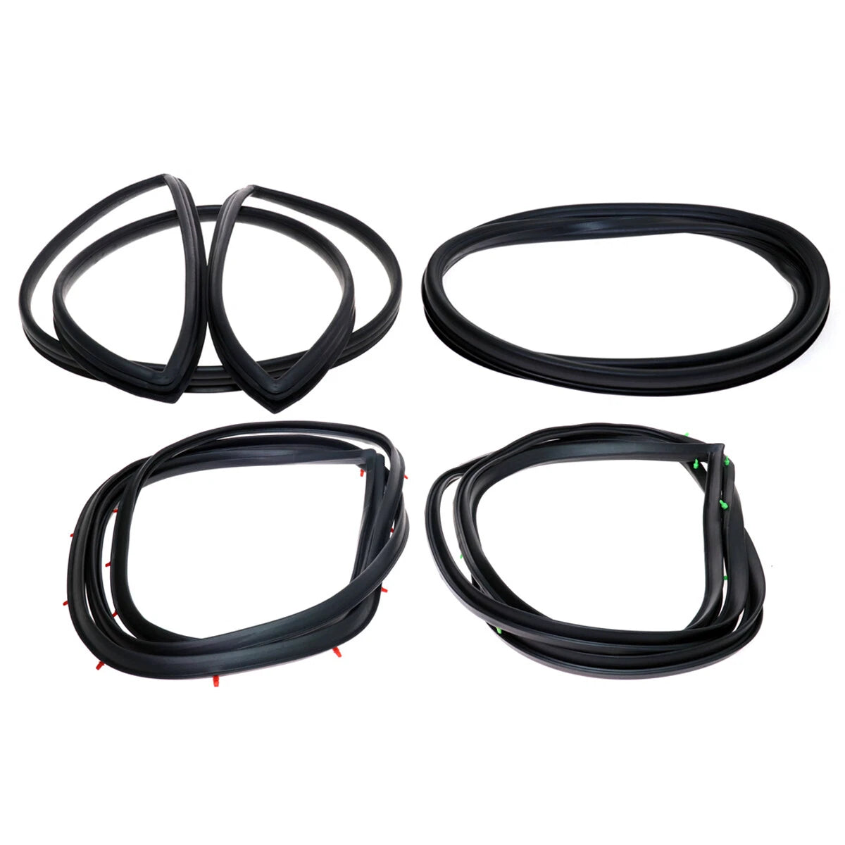 Front Rear Windshield Glass Door Seal Set for Datsun 620 1972-1979