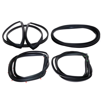 Front Rear Windshield Glass Door Seal Set for Datsun 620 1972-1979