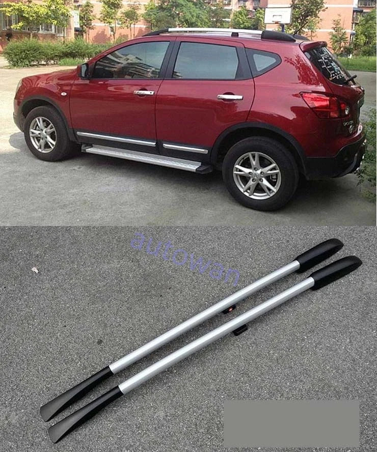 Factory Style Roof Rack Side Rails Bars for Nissan Qashqai (2007-2013) 2 x