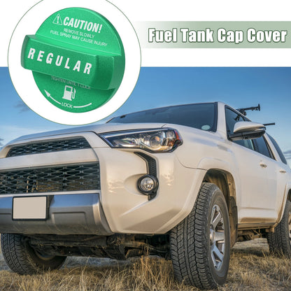 Fuel Tank Cap Cover Gas Fuel Tank Filler Cover for Toyota Green
