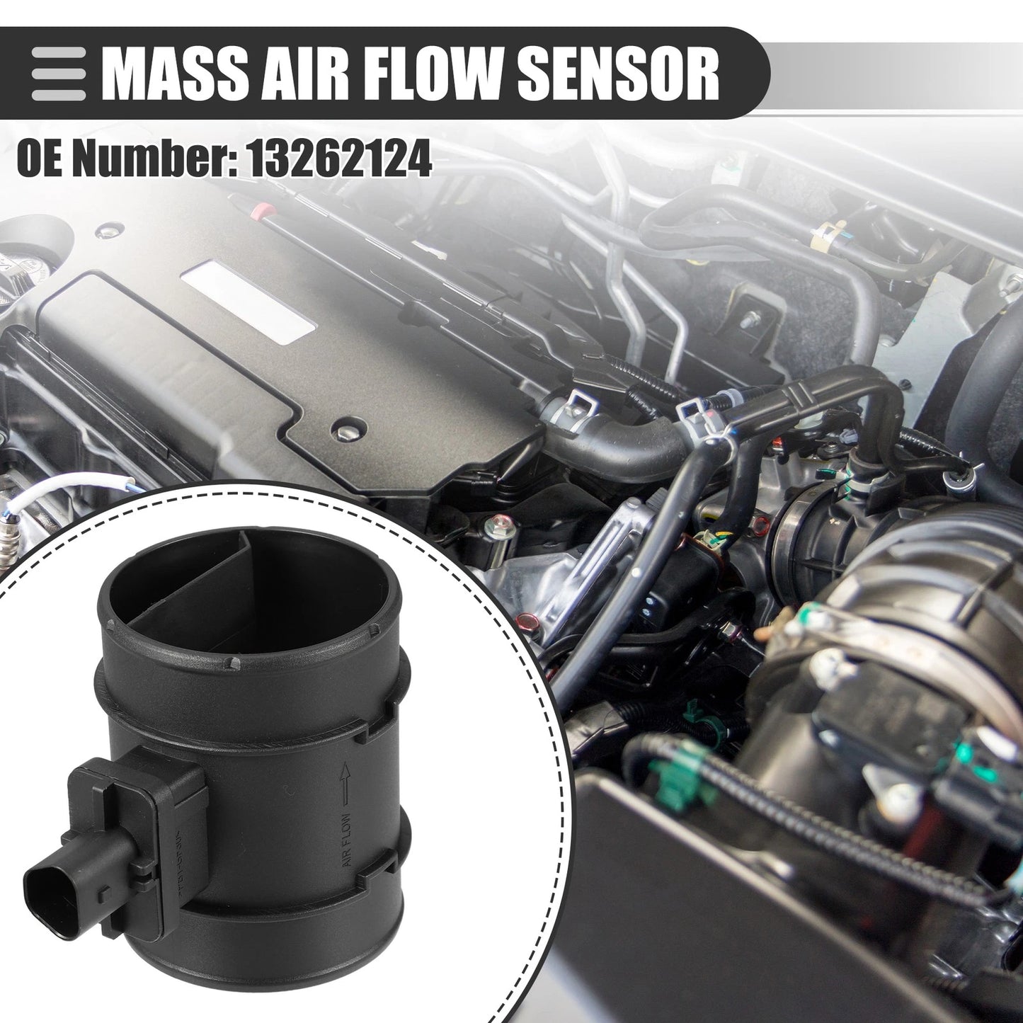 Auto Air Flow Sensor Meter Replacement for Chevrolet Aveo5 (2009-2011)