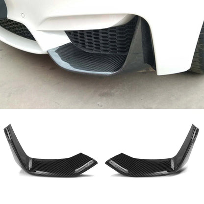 Bumper Side Spoiler Cover for 2015-2020 BMW F80 M3 F82 F83 M4 (2015-2020)
