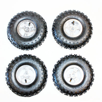 4 x 4.10-4 4" Rear 16T Spline Wheel Rim Tyre for 49cc Mini Quad Bike ATV