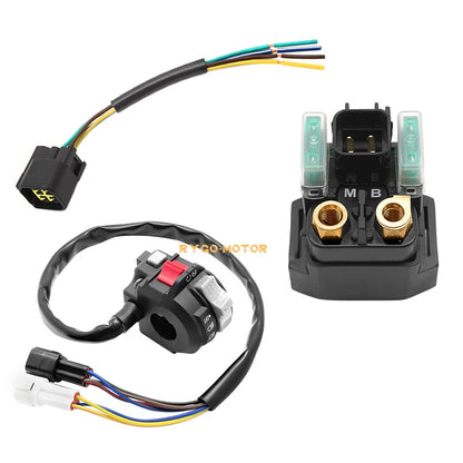 Handlebar Switch & Solenoid Relay for Yamaha Grizzly 700 YFM700 (2007–2023)