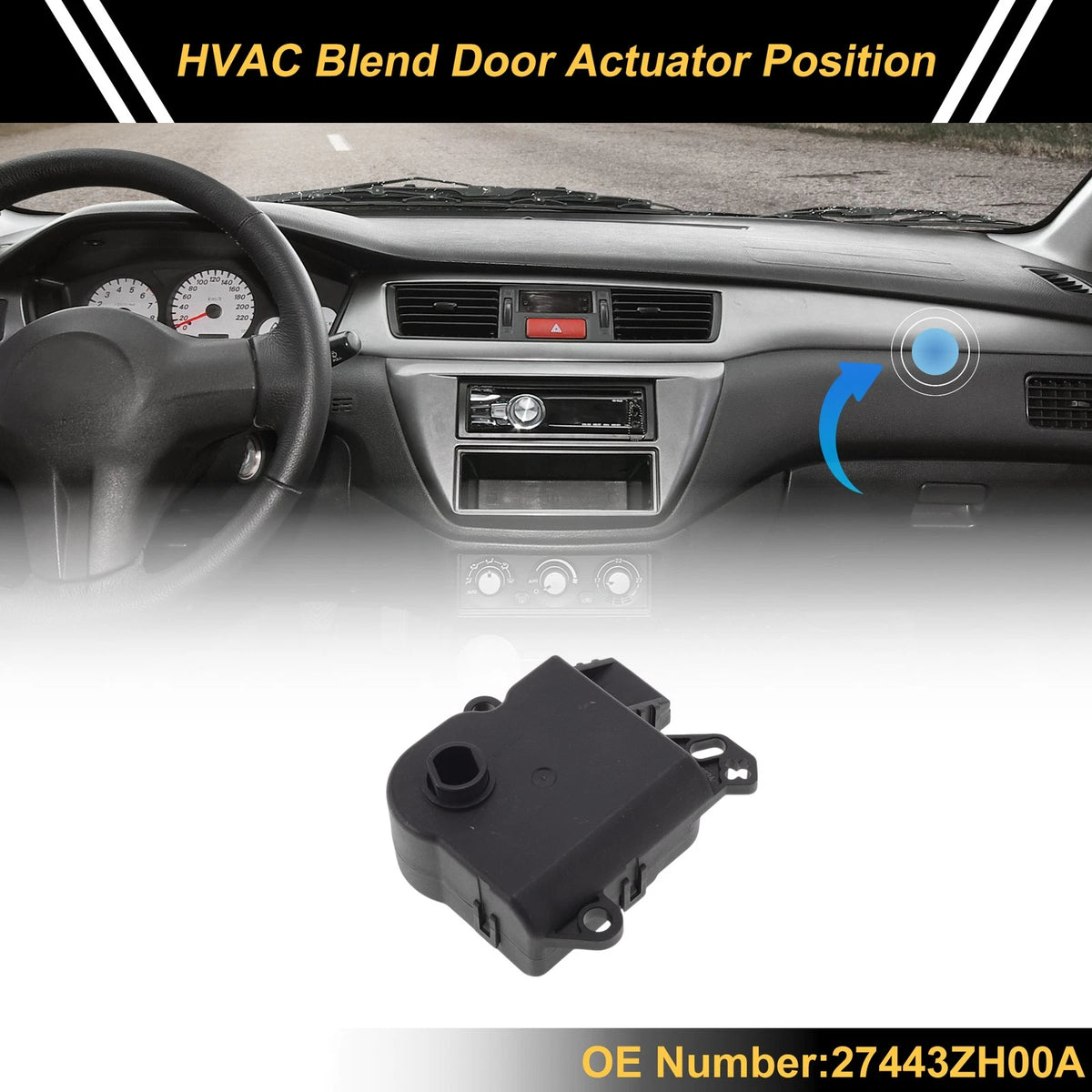 Heater Blend Door Actuator for Nissan Titan (2003-2006)