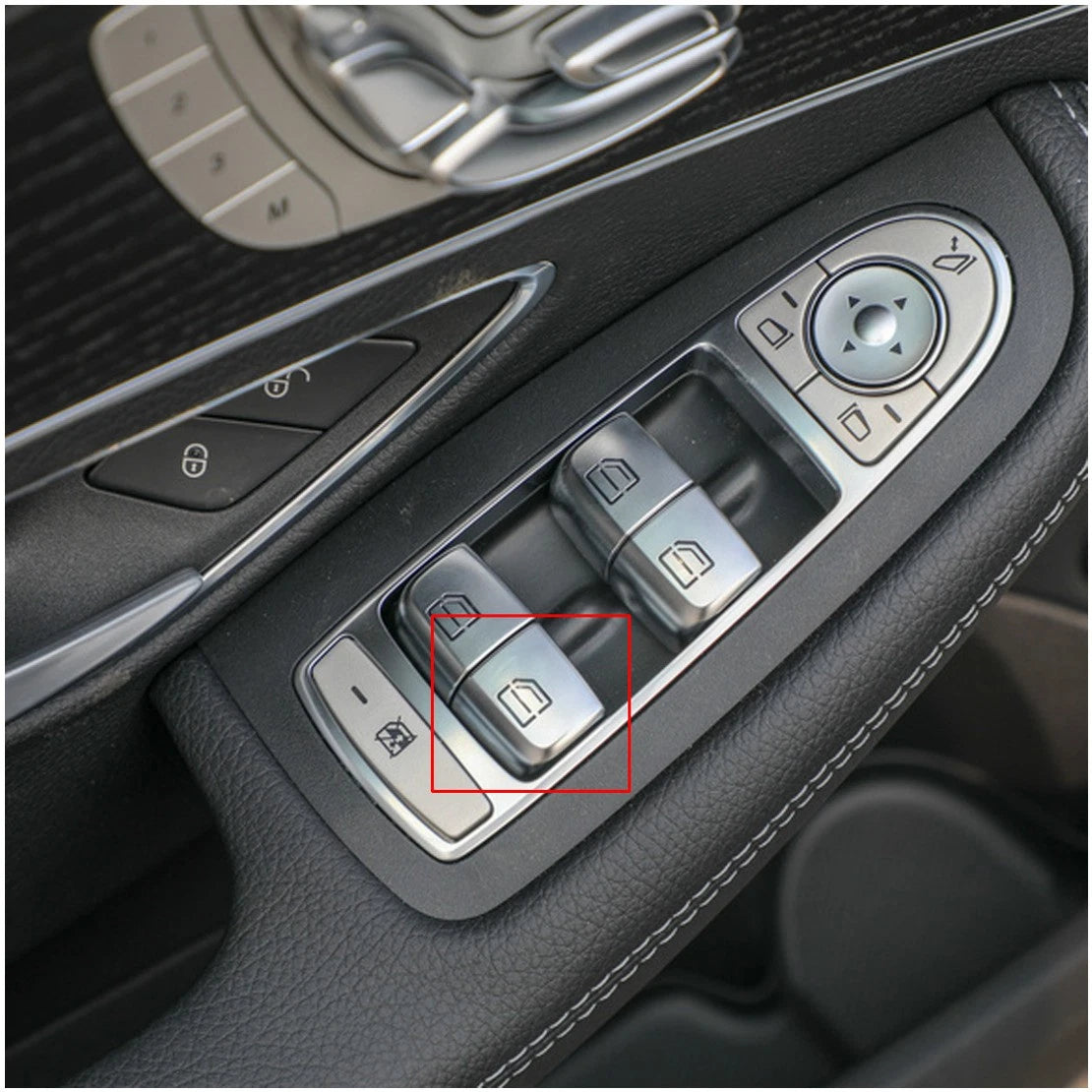Window Switch Button Cover Cap Rear Right for Mercedes-Benz E W213 S W222