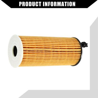 Engine Oil Filter for BMW 328d XDrive Base Sedan (2014-2018)