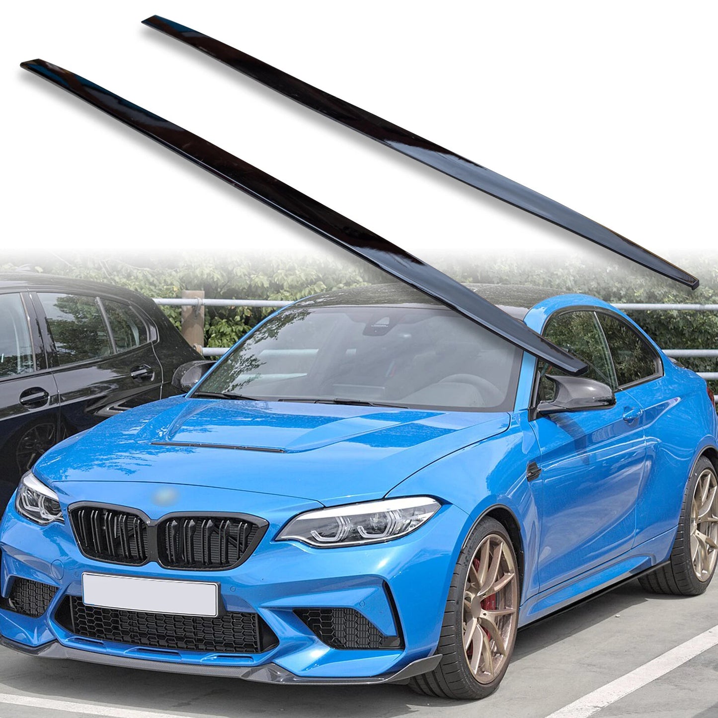 Side Skirt Extensions for BMW M2 F87 Coupe (2016-2021)