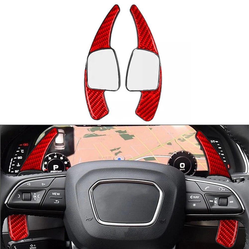 Steering Wheel Shift Paddle Extensions for Audi A3 A4 A5 Q3 Q5 Q7 Q8 SQ5 TT (2006-2023)