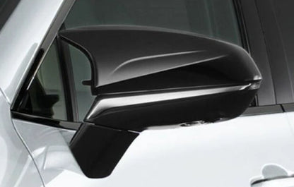 Glossy Black Ox Horn Rearview Mirror Side Lid Cover Trim for Lexus RX (2016-2022)