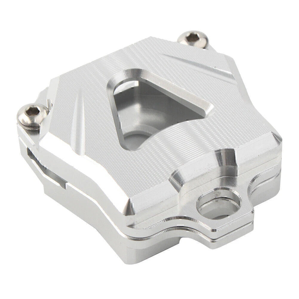 Silver Motorcycle Key Shell Case Cover for Yamaha MT09 MT07 MT10 FZ07 FZ09 FJ-09 (2014-2023)