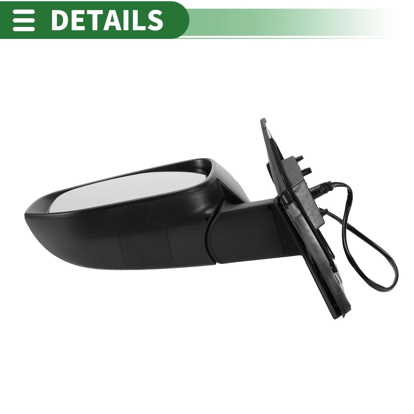Left Side Door Mirror for Toyota RAV4 (2013-2015) Manual Folding Black