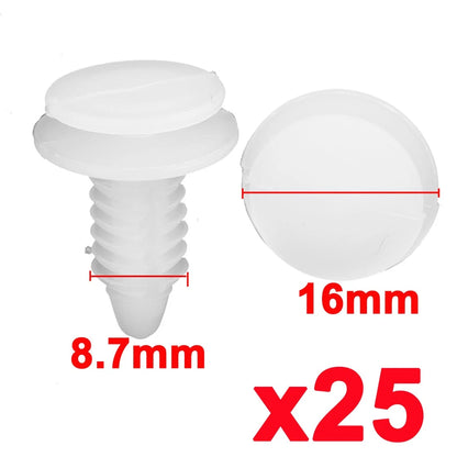 25 pcs Door Panel Clips Fasteners for Chrysler Dodge Ram