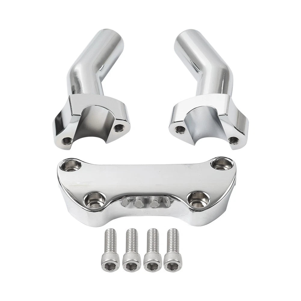 4.5" Pullback Handlebar Riser Clamp for Harley 1" Bar