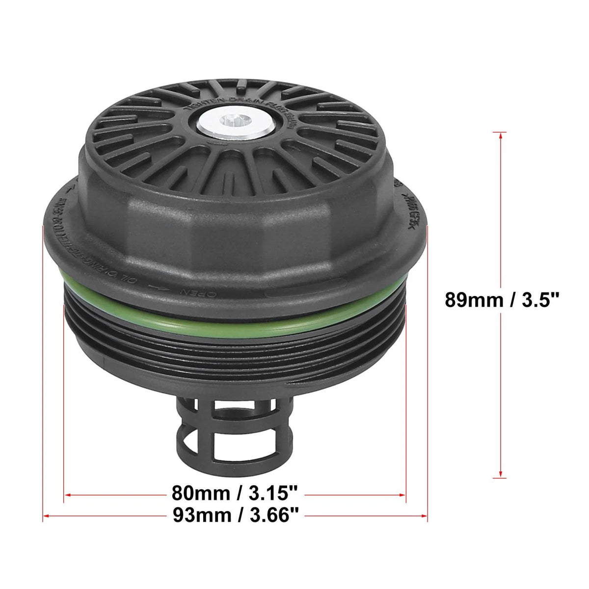 Oil Filter Cap Assembly for Ford Escape, Mazda 6, CX-7, Tribute (2001-2023)