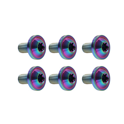 6 x M6x10mm Alloy Torx Head Screws for Motorcycle Bike