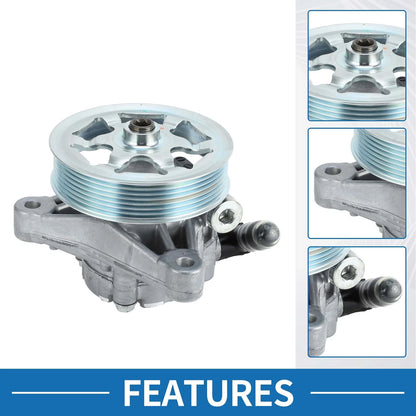Power Steering Pump w/ Pulley for Honda Accord (2008-2012) 2.4L