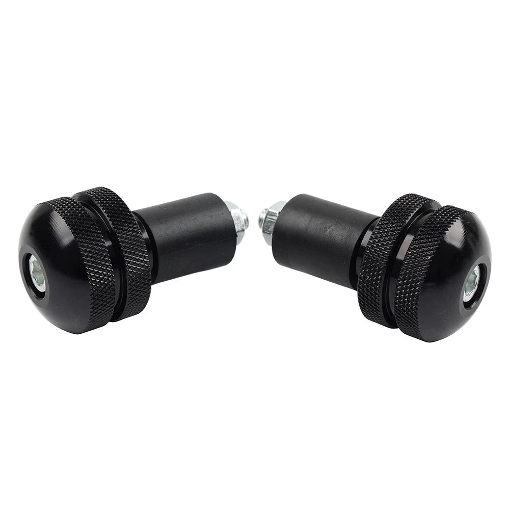 Universal 7/8" Motorcycle Handlebar Grips & Bar End Caps for Various Models