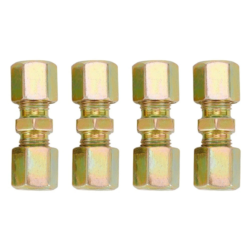 Brake Line Connector 4pcs for Brake Pipe 4.75mm