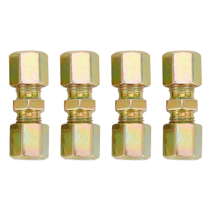 Brake Line Connector 4pcs for Brake Pipe 4.75mm