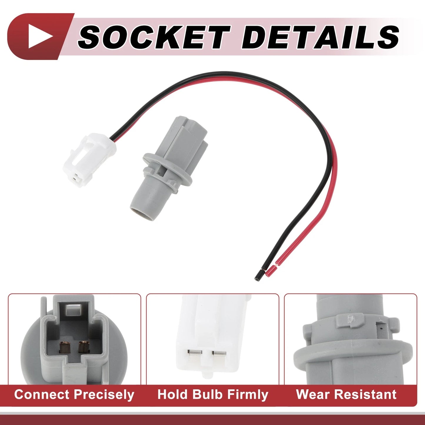 Backup Reverse Light Socket Wiring for Toyota Highlander (2006-2013)