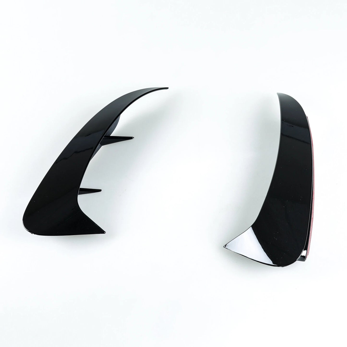 2 x Black  Rear Bumper Flap Spoilers for Mercedes W177 (2019-2020)