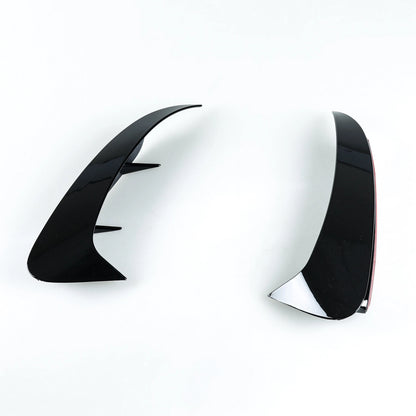2 x Black  Rear Bumper Flap Spoilers for Mercedes W177 (2019-2020)