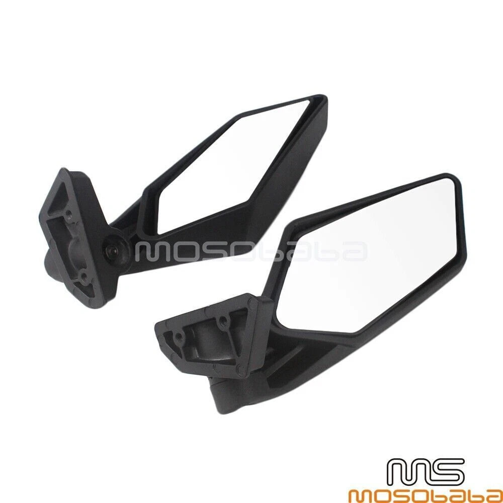 Black Rear View Mirrors for Can-Am Maverick X3/X3 Max (2017-2023)
