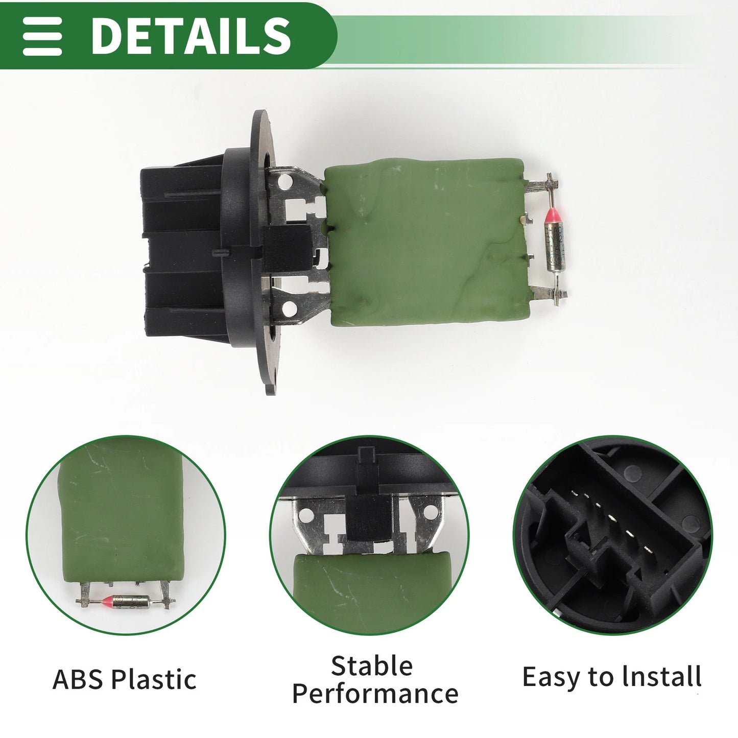 Blower Motor Resistor for Peugeot 206/307/CC/SW, Citroen C3 (2001-2014)