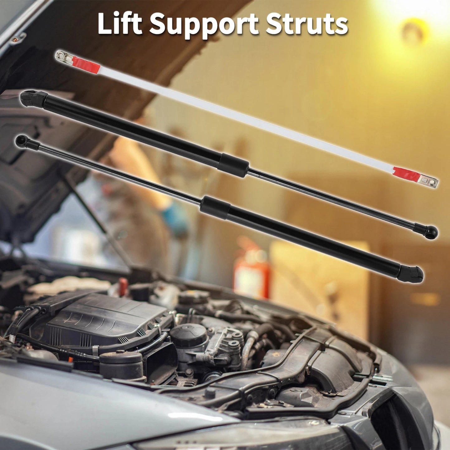 Hood Lift Supports Struts Gas Spring for Mazda 3 Sedan (2019-2024)