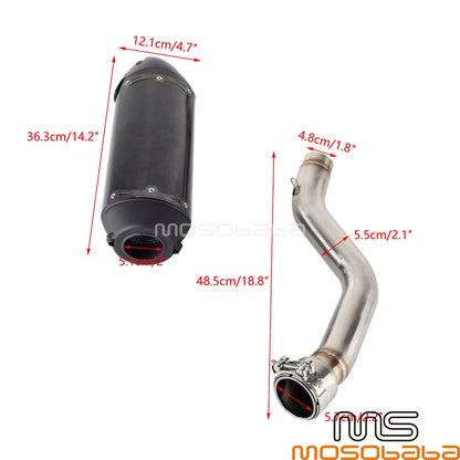 Carbon Fiber Exhaust System for Harley Pan America 1250 Special (21-23)