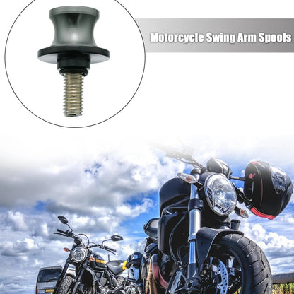 2pcs 10mm Swing Arm Spool Rear Stand for Motorcycle
