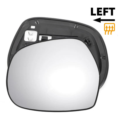 Left Side Heated White Mirror Glass for Toyota Land Cruiser (2008-2021)