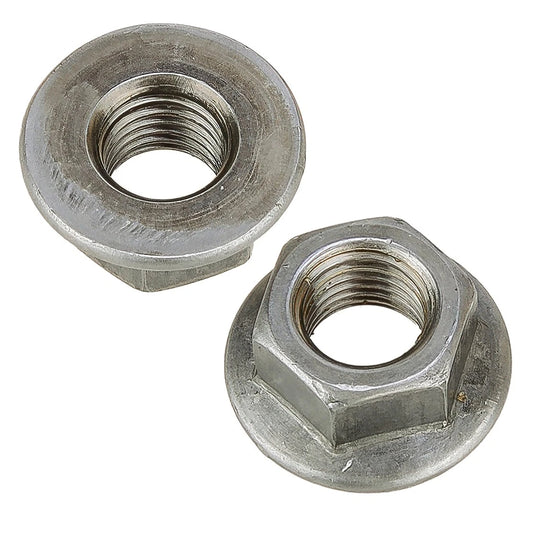 16 x M10 x 1.25 Stainless Steel Hex Flange Nuts for Various Makes & Models