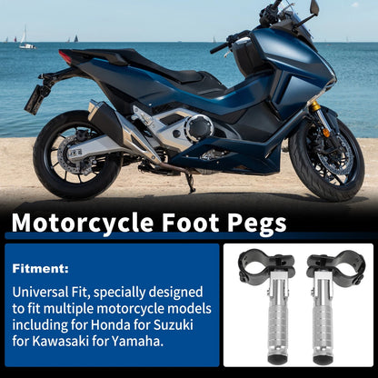 Rear Footrest / 1 Pair for Honda Suzuki Kawasaki