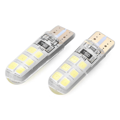 4 x T10 12SMD 12V LED Bulbs for Tail Light Backup for Various Makes & Models