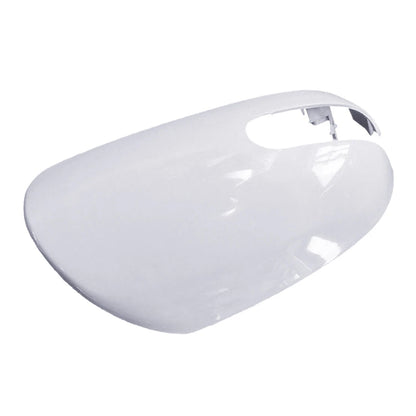 White Left & Right Door Mirror Cover Caps for Kia Forte (2009-2012)