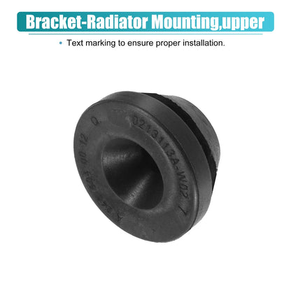 2 x Rubber Car Lower Radiator Mount Insulators for Mercedes-Benz CLA 45 AMG