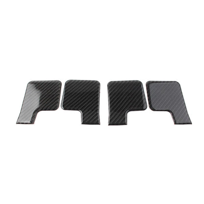Black Interior Door Handle Bowl Cover Trim for Jeep Wrangler JK (2011-2017)