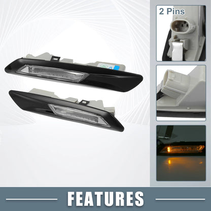 Amber Side Marker Turn Signal Light for BMW 528i 535i 550i F10 (2011-2016)