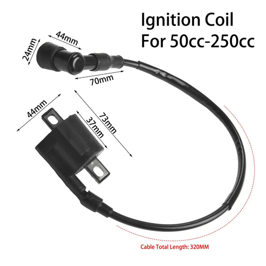 2 x Ignition Coils Left & Right / 12103CM / ABS Plastic for ATVs Scooters