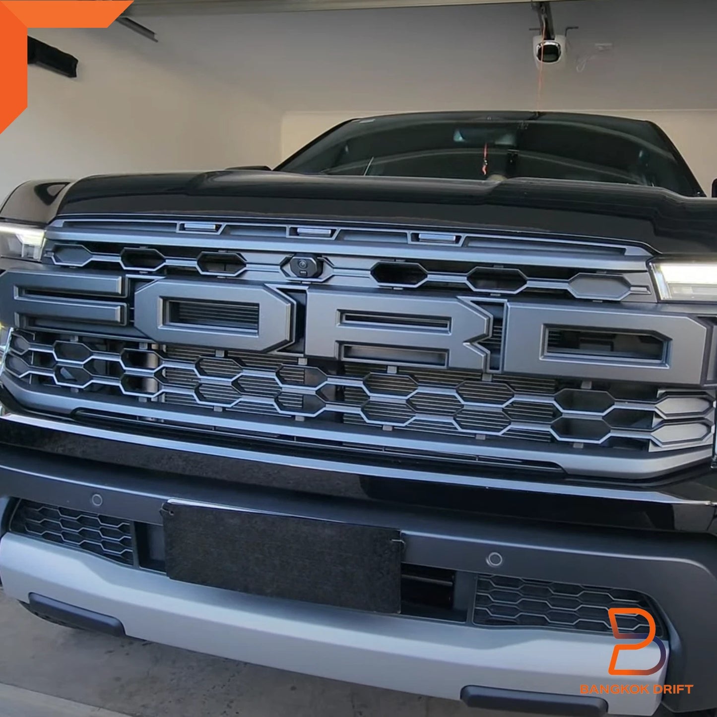 3 x White LED Front Grille Lights for Ford Ranger Raptor (2022-2025)
