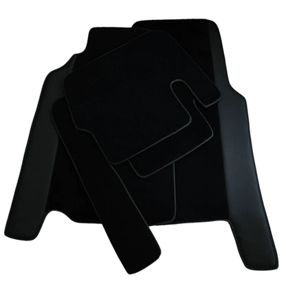 Black Floor Mats for Ferrari 456 (1992-2003) - AutoWin Brand with Leather