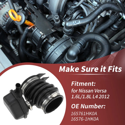 Engine Air Intake Hose for Nissan Versa 1.6L/1.8L (2012) - 1 Pc