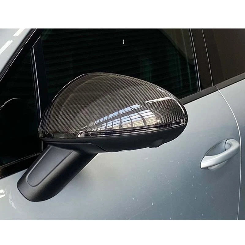 Real Carbon Fiber Replace Mirror Cover Caps For Porsche Macan 2015-2020