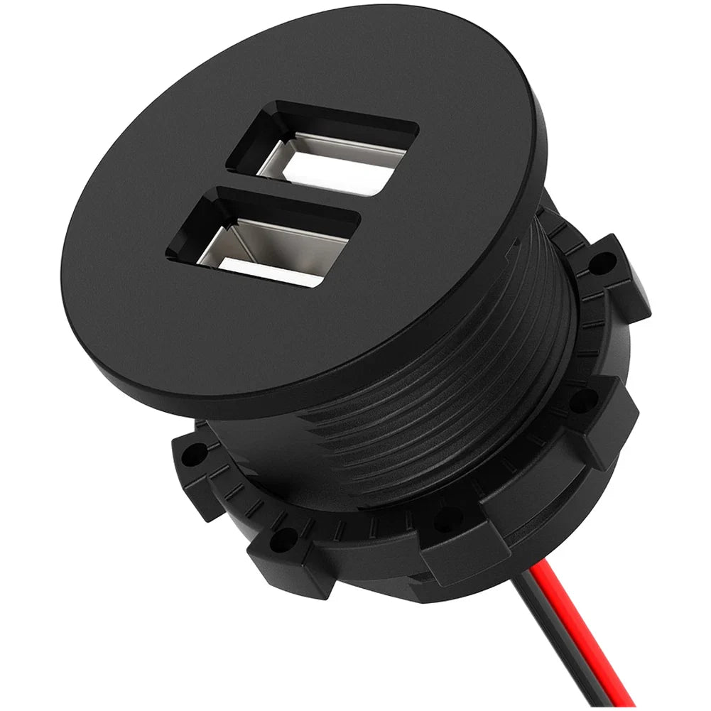 Fast Dual USB Car Charger 5V 3.1A for Cars/Buses/Boats