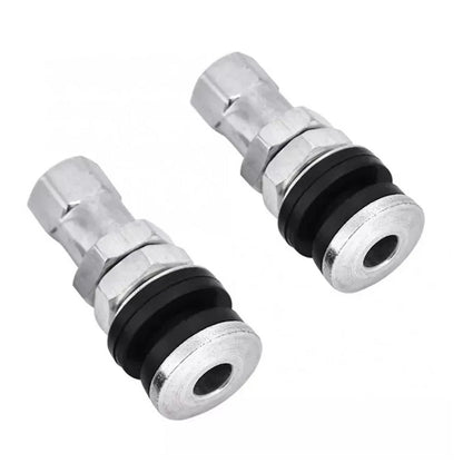 4 Pcs TR161 Metal Tubeless Tire Valve for Car Wheel Rim (No Year Specified)