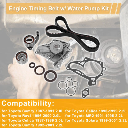 Timing Belt Water Pump Kit for Toyota Camry (1987-1991)