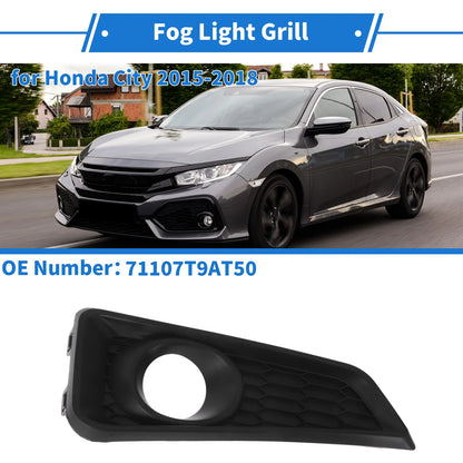 Front Left Fog Light Grill for Honda City (2015-2018)